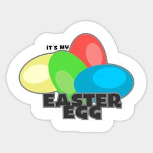 It My Easter Egg Sticker